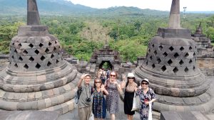 at Borobudur temple